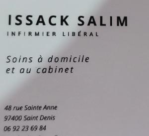 Dr Salim Issack, Infirmier à Saint-Denis