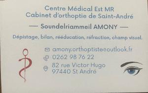 Soundelriammeil Amony, Orthoptiste à St Andre