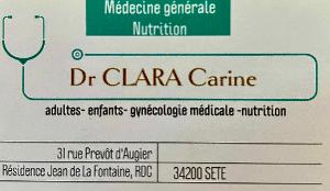 Dr Carine Clara, Médecin généraliste à Sète