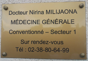Dr Nirina Milijaona, Médecin généraliste à Saint-Ay