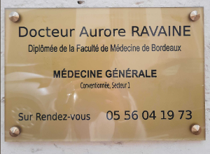 Dr Aurore Ravaine, Médecin généraliste à Talence