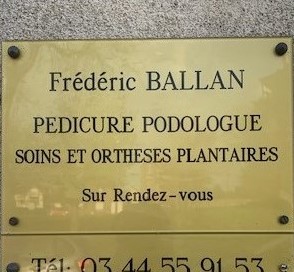Frederic Ballan, Pédicure podologue à Pont-Sainte-Maxence