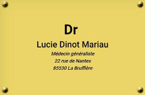 Dr. Lucie DINOT-MARIAU