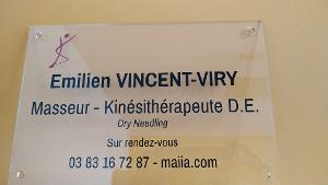 Emilien Vincent-Viry, Masseur kinésithérapeute à Saulxures-Lès-Nancy